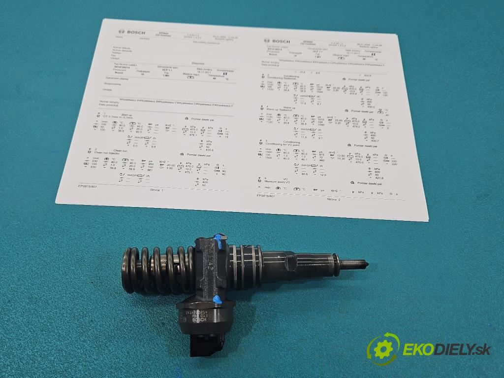 Audi A6 C5 1997-2004 1.9 tdi 131 HP manual 96 kW 1896 cm3 5- vstrekovacie čerpadlo 0414720214 (Vstrekovač paliva)