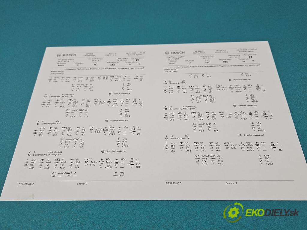 Audi A6 C5 1997-2004 1.9 tdi 131 HP manual 96 kW 1896 cm3 5- vstrekovacie čerpadlo 0414720214 (Vstrekovač paliva)