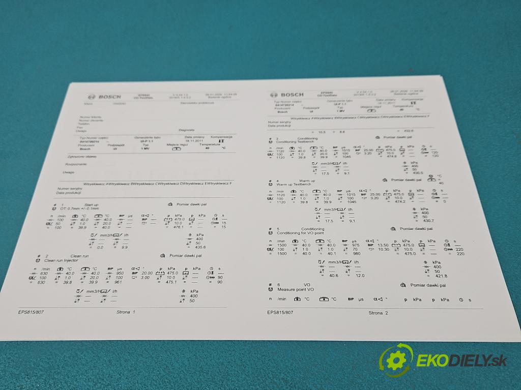 Audi A6 C5 1997-2004 1.9 tdi 131 HP manual 96 kW 1896 cm3 5- vstrekovacie čerpadlo 0414720214 (Vstrekovač paliva)