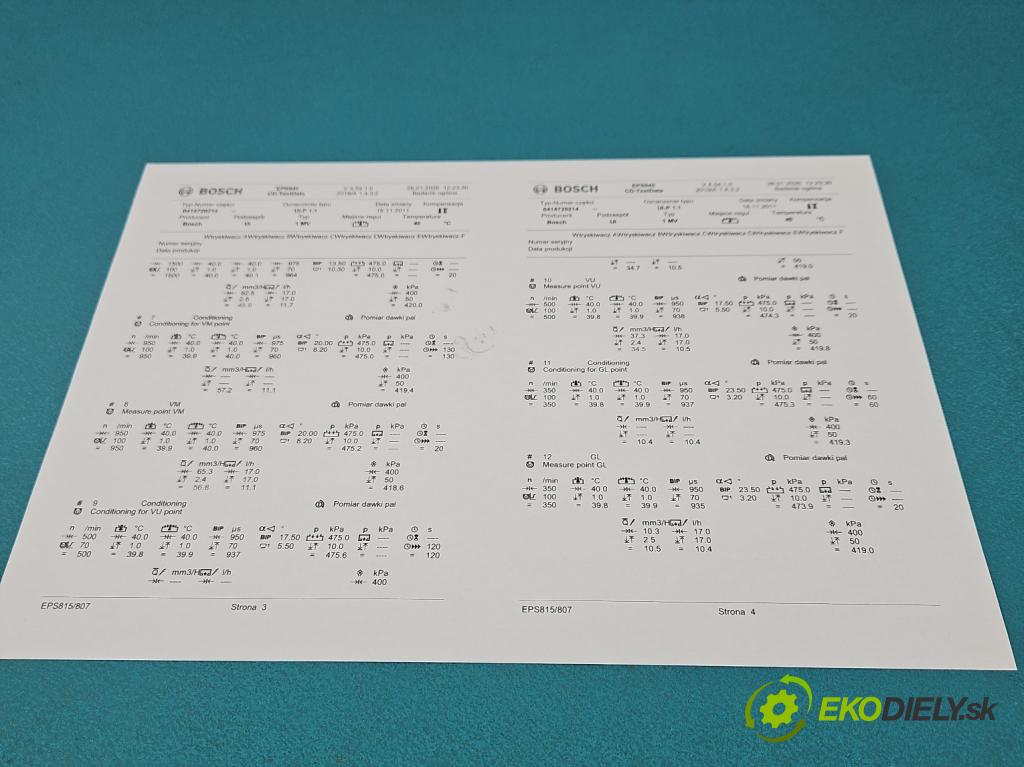 Audi A6 C5 1997-2004 1.9 tdi 131 HP manual 96 kW 1896 cm3 5- vstrekovacie čerpadlo 0414720214 (Vstrekovač paliva)
