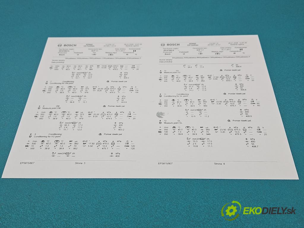 Audi A6 C5 1997-2004 1.9 tdi 131 HP manual 96 kW 1896 cm3 5- vstrekovacie čerpadlo 0414720214 (Vstrekovač paliva)