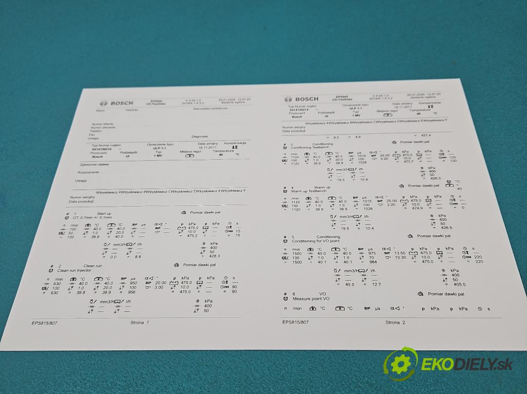 Audi A6 C5 1997-2004 1.9 tdi 131 HP manual 96 kW 1896 cm3 5- vstrekovacie čerpadlo 0414720214 (Vstrekovač paliva)