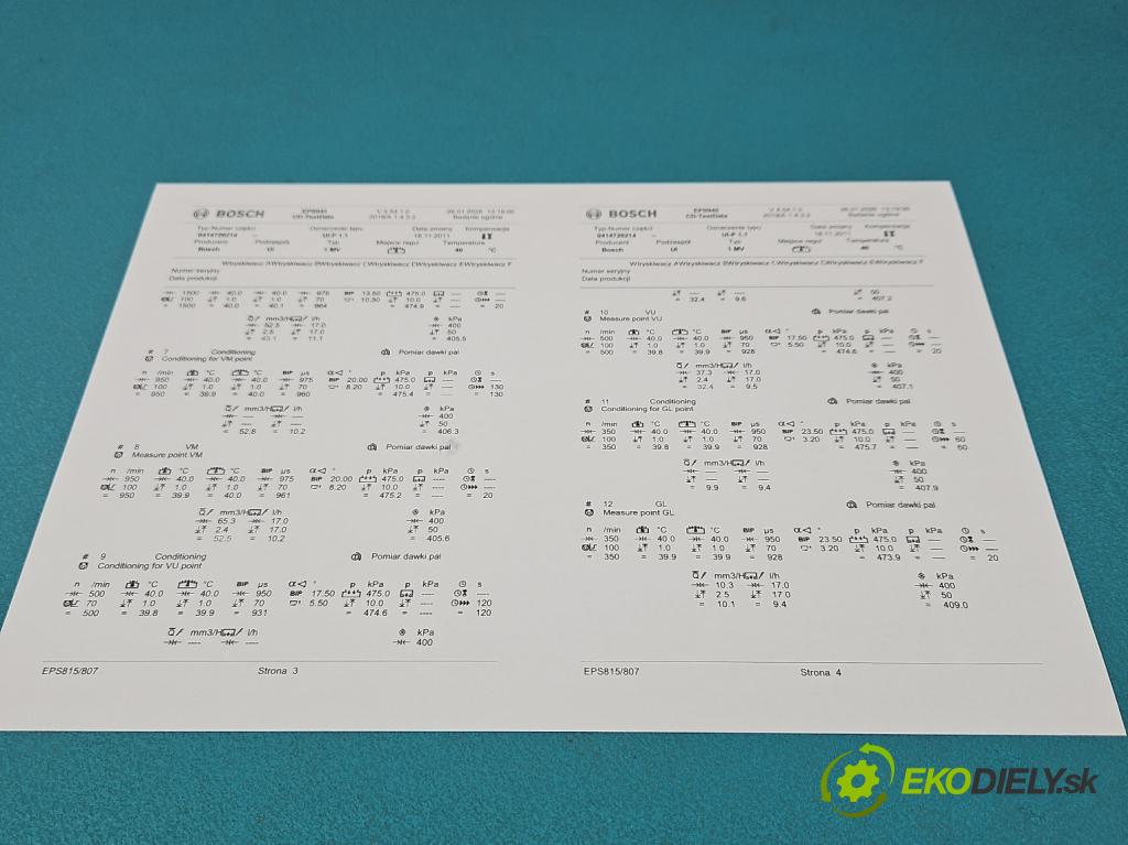Audi A6 C5 1997-2004 1.9 tdi 131 HP manual 96 kW 1896 cm3 5- vstrekovacie čerpadlo 0414720214 (Vstrekovač paliva)