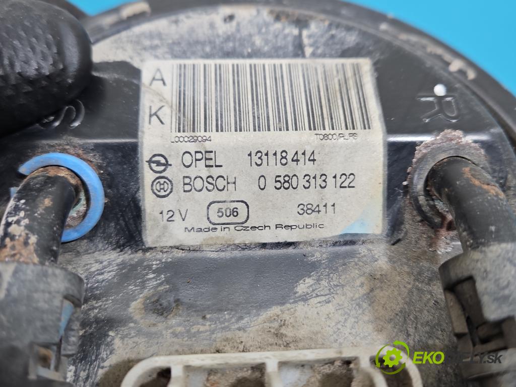 Opel Zafira A 1999-2005 1.8 16V 125 hp manual 92 kW 1796 cm3 5- čerpadlo paliva 13118414