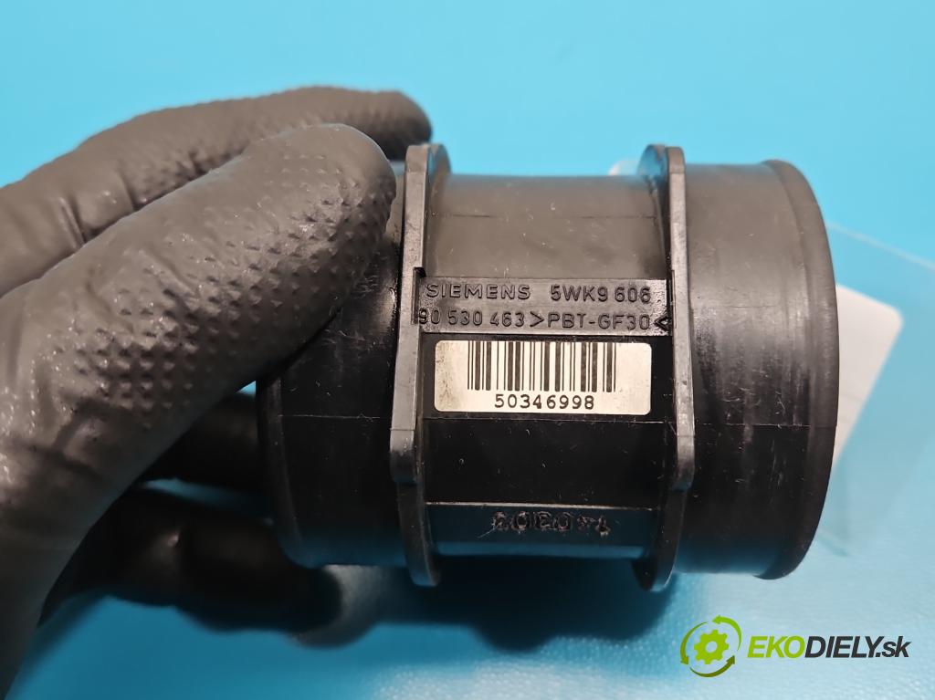 Opel Zafira A 1999-2005 1.8 16V 125 HP manual 92 kW 1796 cm3 5- průtokoměr: 5WK9606 (Váha vzduchu)