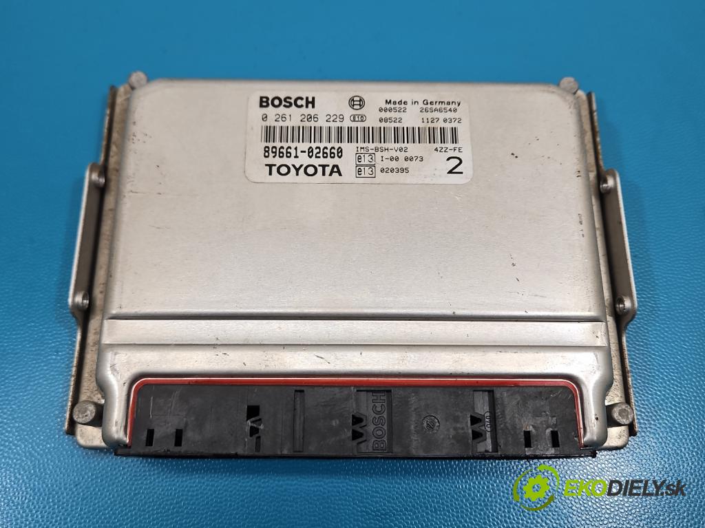 Toyota Corolla E11 1997-2002 1.4 vvti 97KM manual 71 kW 1398 cm3 5- riadiaca jednotka motora 0261206229