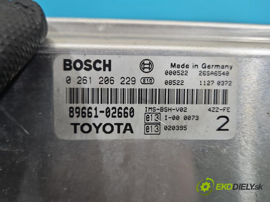 Toyota Corolla E11 1997-2002 1.4 vvti 97KM manual 71 kW 1398 cm3 5- riadiaca jednotka motora 0261206229