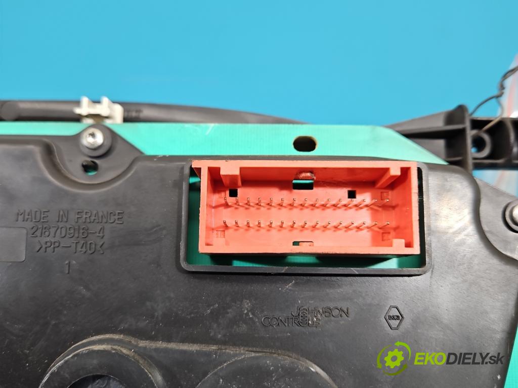 Renault Master II 1998-2010 2.5 dci 120 HP manual 88 kW 2464 cm3 4- prístrojovka/ budíky P8200467952E (Prístrojová doska)