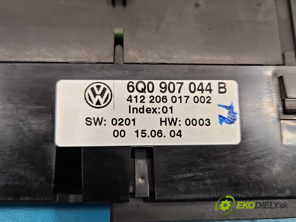 Vw Polo IV 9N 2001-2009 1.9 tdi 101 HP manual 74 kW 1896 cm3 5- panel kúrenia 6Q0907044B