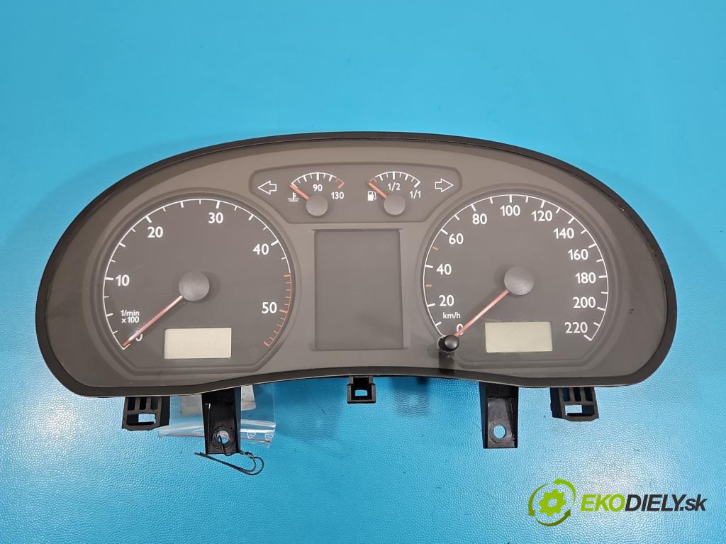 Vw Polo IV 9N 2001-2009 1.9 tdi 101 HP manual 74 kW 1896 cm3 5- prístrojovka/ budíky 6Q0920820EX (Prístrojová doska)