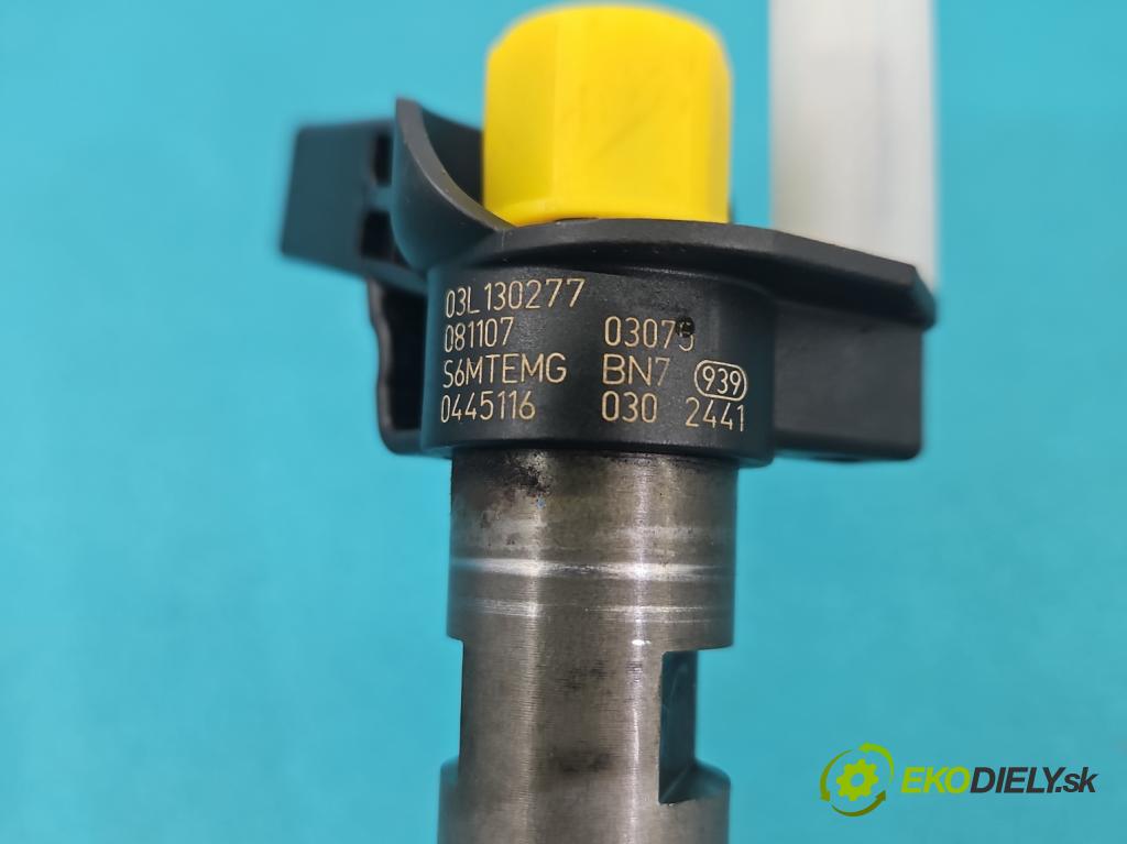 Vw Passat CC 2008-2016 2.0 tdi 170 hp manual 125 kW 1968 cm3 4- vstřikovač 0445116030 (Vstřikovač paliva)