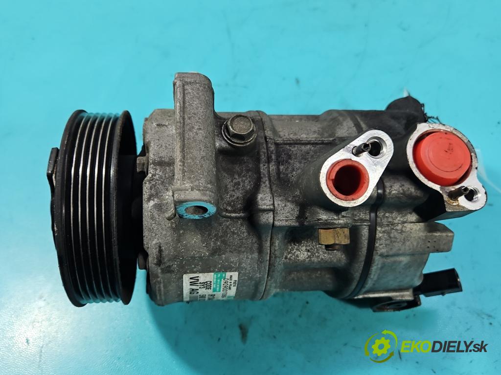 Vw Passat CC 2008-2016 2.0 tdi 170 HP manual 125 kW 1968 cm3 4- Kompresor: klimatizácie 5N0820803 (Kompresor klimatizácie)