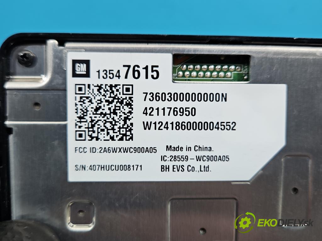 Opel Grandland 2017–2024 1.2 T 131 HP automatic 96 kW 1199 cm3 5- riadiaca jednotka ostatné 13547615