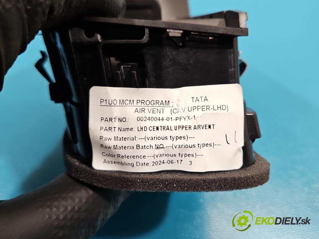 Opel Grandland 2017–2024 1.2 T 131 HP manual 96 kW 1199 cm3 5- Mřížka: kúrenia stredová 9838272777 (Mriežka kúrenia (fukár))