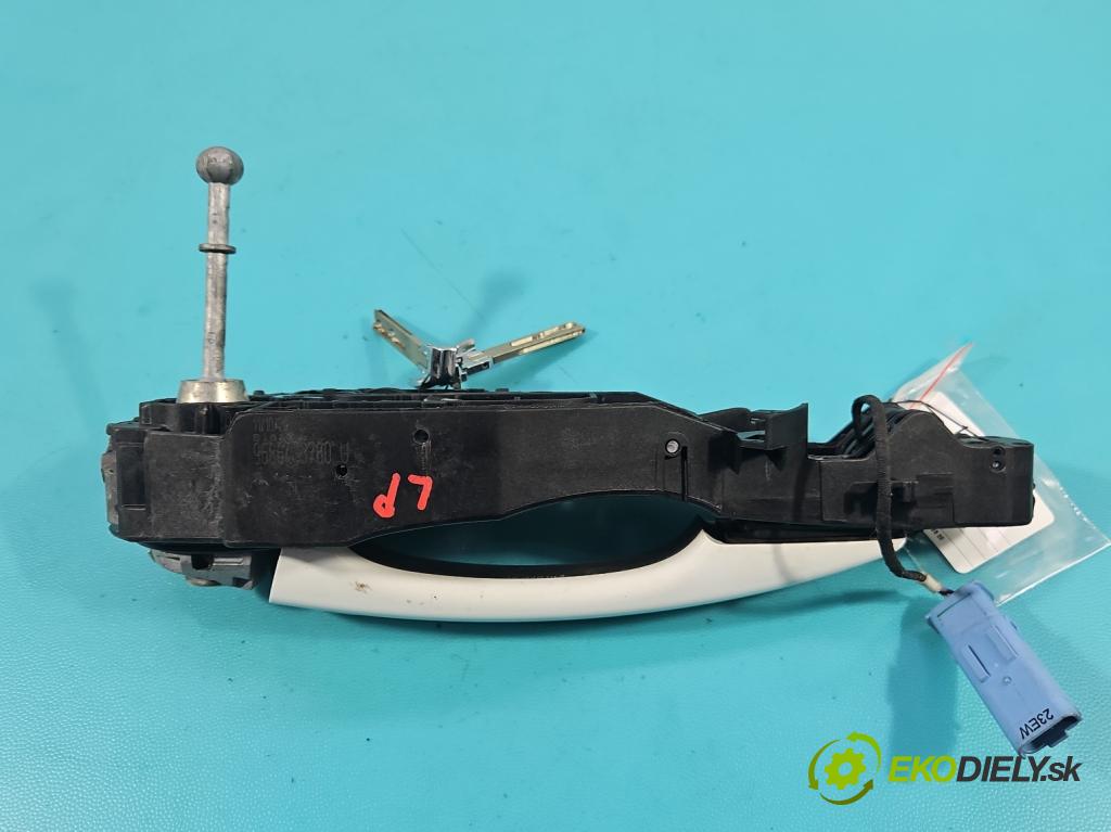 Opel Grandland 2017–2024 1.2 T 131 HP manual 96 kW 1199 cm3 5- rukoväť predné ľavé mimo: 9686433780 (Kľučka dverí vonkajšia predná ľavá)