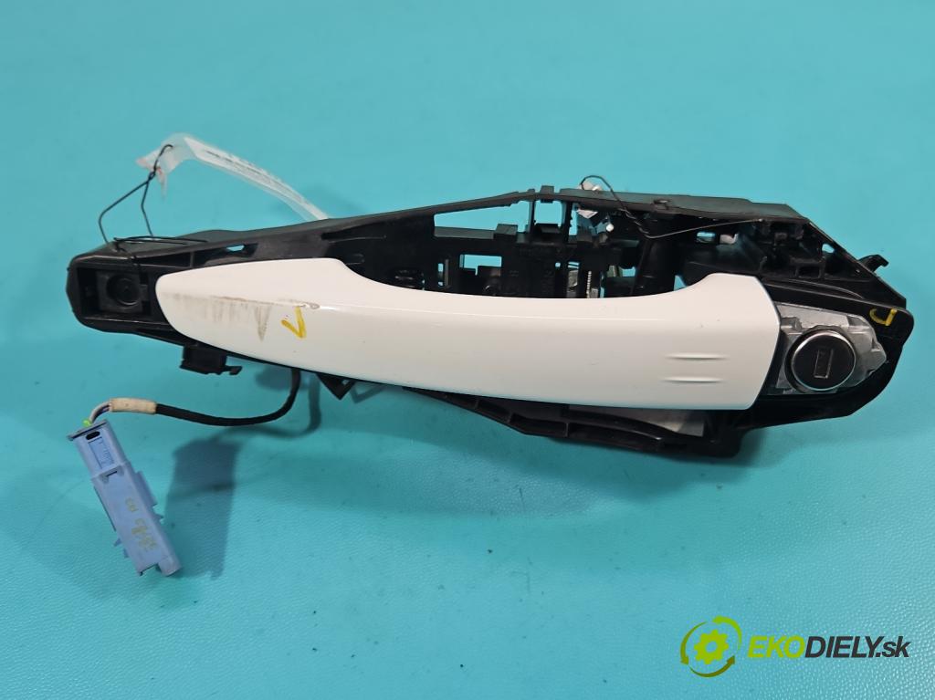 Opel Grandland 2017–2024 1.2 T 131 HP manual 96 kW 1199 cm3 5- rukoväť predné ľavé mimo: 9686433780 (Kľučka dverí vonkajšia predná ľavá)