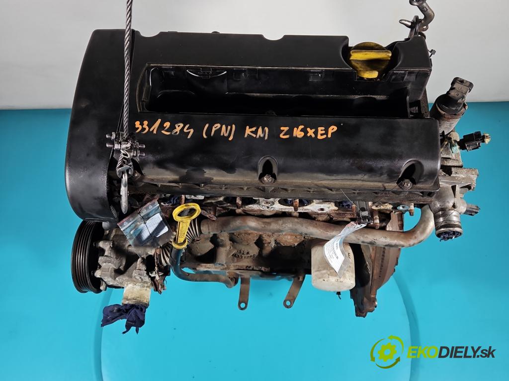 Opel Meriva A 2002-2010 1.6 16V 105 hp manual 77 kW 1598 cm3 5- motor benzín Z16XEP