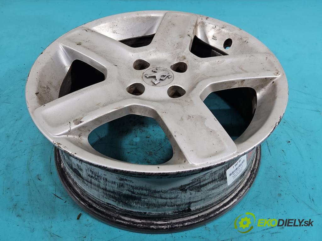 Peugeot 208 I 2012-2019 1.6 hdi 75 HP manual 55 kW 1560 cm3 5- Disk hliník 17