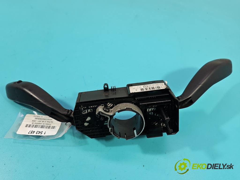 Vw Polo IV 9N 2001-2009 1.9 sdi 64 HP manual 47 kW 1896 cm3 5- prepínač komplex: 6Q0953503AD (Prepínacie páčky pod volantom)