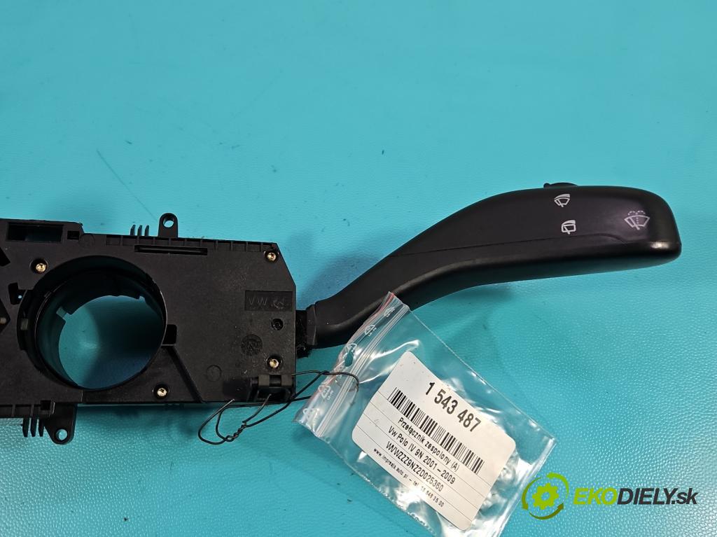 Vw Polo IV 9N 2001-2009 1.9 sdi 64 HP manual 47 kW 1896 cm3 5- prepínač komplex: 6Q0953503AD (Prepínacie páčky pod volantom)