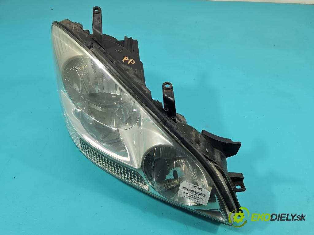 Toyota Avensis Verso 2001-2009 2.0 vvti 150 HP manual 110 kW 1998 cm3 5- Reflektor: pravý  (Svetlo predné pravé)