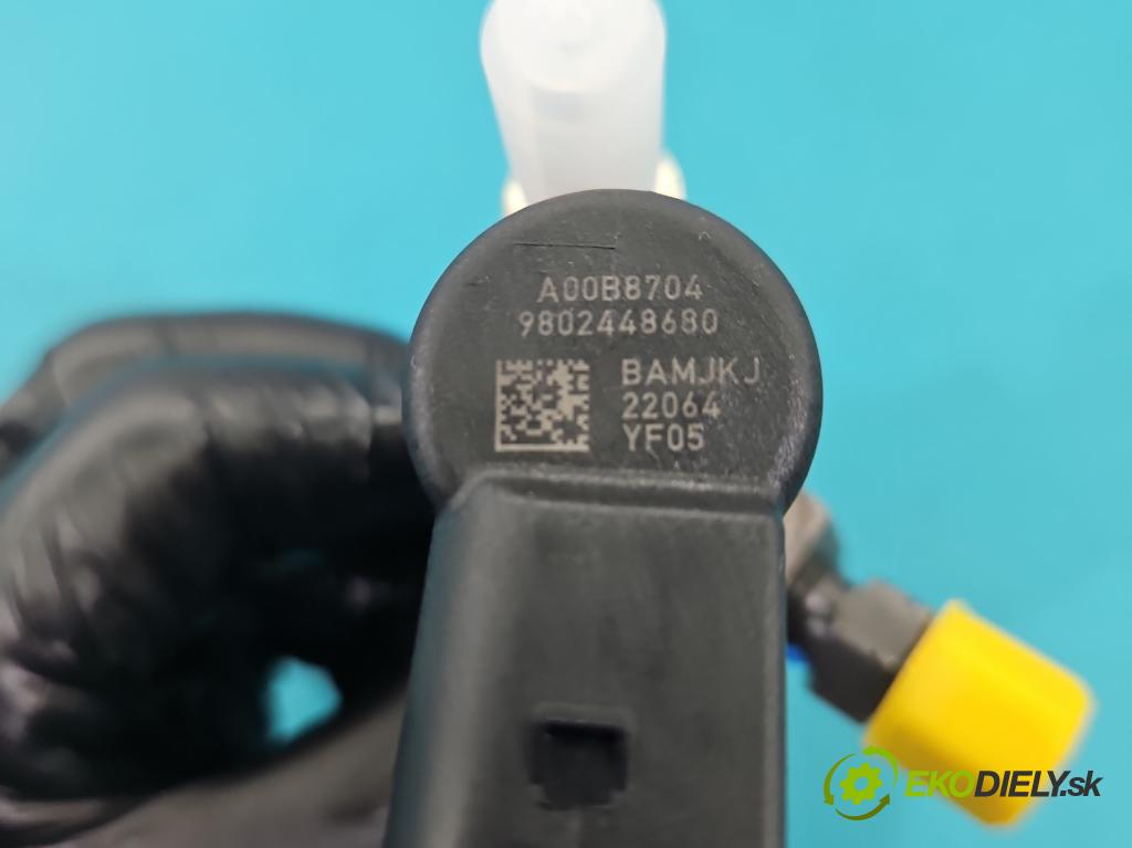 Peugeot 5008 I 2009-2017 1.6 hdi 111KM manual 82 kW 1560 cm3 5- vstřikovač 9802448680 (Vstřikovač paliva)