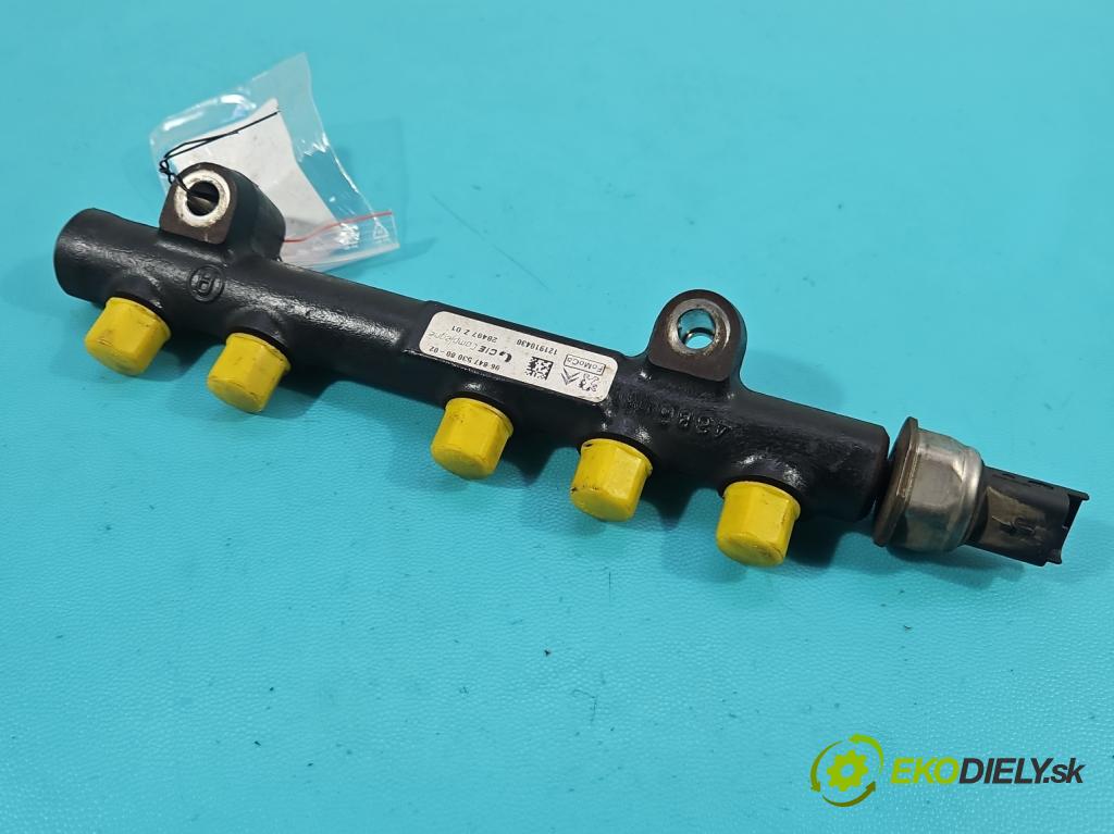 Peugeot 5008 I 2009-2017 1.6 hdi 111KM manual 82 kW 1560 cm3 5- lišta vstrekovacia 9684753080 (Vstrekovacia lišta)