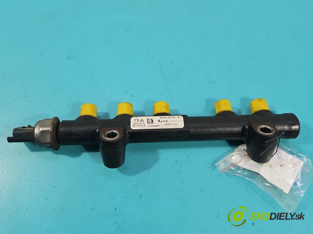 Peugeot 5008 I 2009-2017 1.6 hdi 111KM manual 82 kW 1560 cm3 5- lišta vstrekovacia 9684753080 (Vstrekovacia lišta)