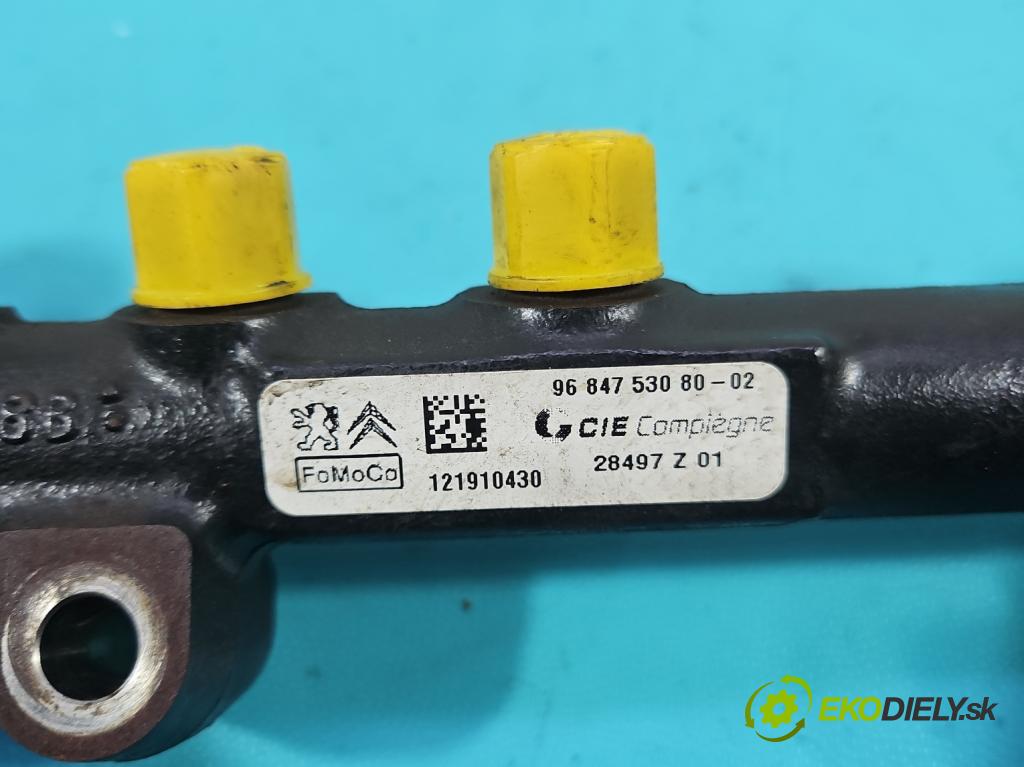 Peugeot 5008 I 2009-2017 1.6 hdi 111KM manual 82 kW 1560 cm3 5- lišta vstrekovacia 9684753080 (Vstrekovacia lišta)