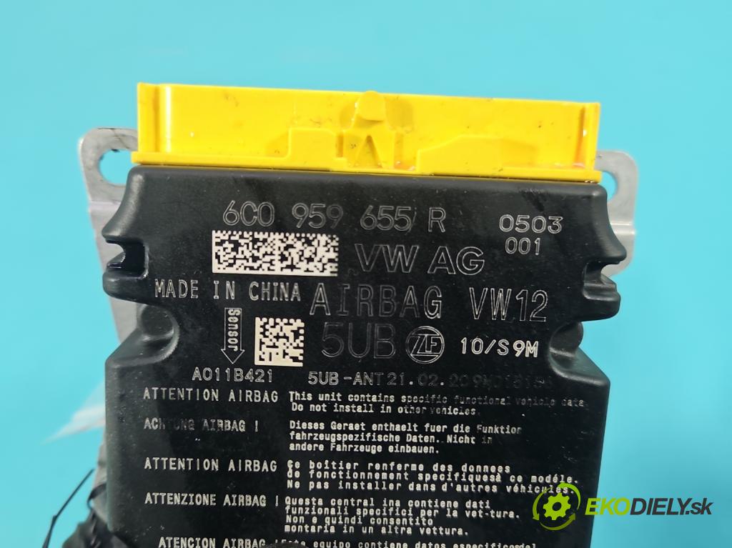 Vw Up 1.0 MPI 60 HP manual 44 kW 999 cm3 3- riadiaca jednotka vankúše: 6C0959655R