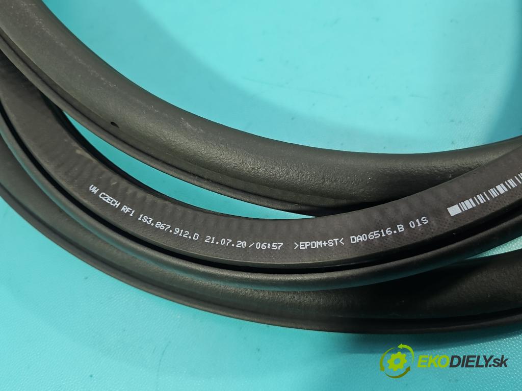 Vw Up 1.0 MPI 60 hp manual 44 kW 999 cm3 3- Těsnění: dveře přední pravé 1S3867912D