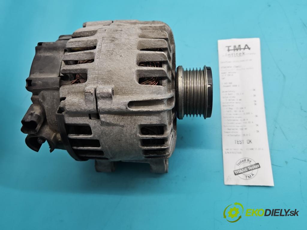 Peugeot 5008 I 2009-2017 1.6 hdi 111KM manual 82 kW 1560 cm3 5- Alternator 9678048880 (Alternátor)