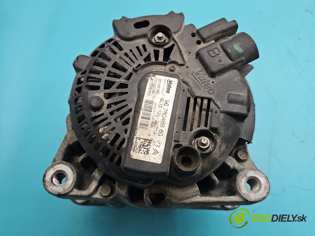 Peugeot 5008 I 2009-2017 1.6 hdi 111KM manual 82 kW 1560 cm3 5- Alternator 9678048880 (Alternátor)
