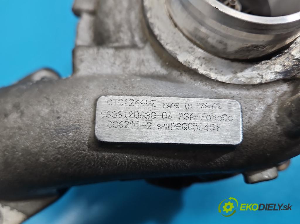 Peugeot 5008 I 2009-2017 1.6 hdi 111KM manual 82 kW 1560 cm3 5- Turbodmychadlo 806291-2 (Kompletní turbodmychadlo)