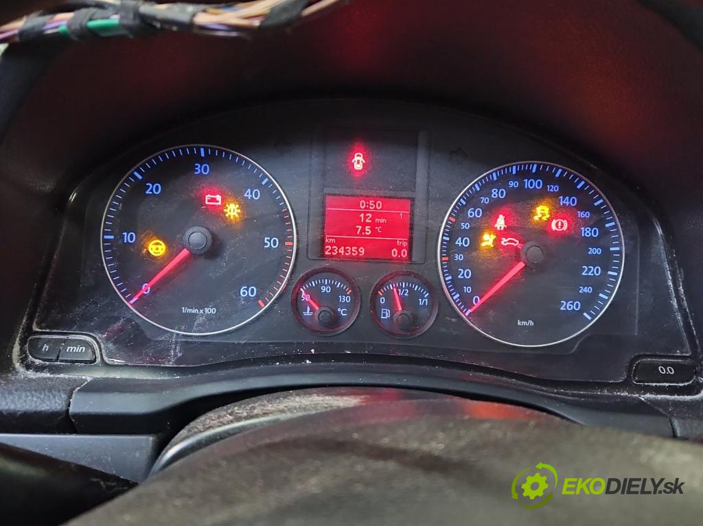 Vw Jetta V 2005-2010 1.9 tdi 105 HP manual 77 kW 1896 cm3 4- prístrojovka/ budíky 1K0920864B (Prístrojová doska)