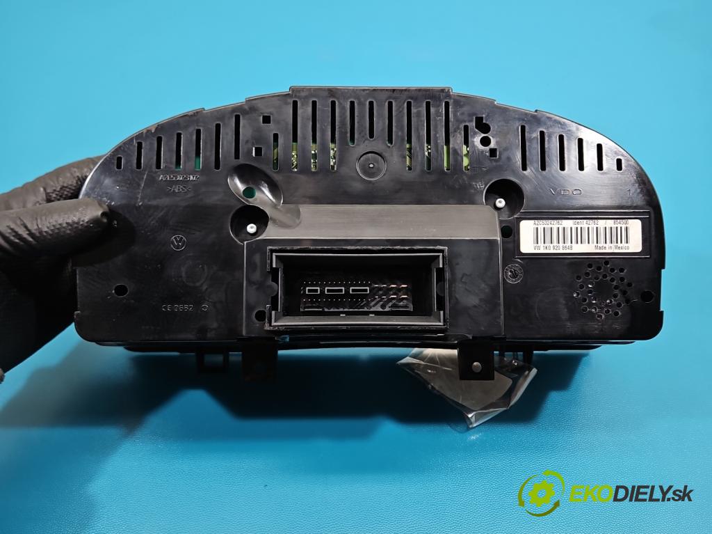Vw Jetta V 2005-2010 1.9 tdi 105 HP manual 77 kW 1896 cm3 4- prístrojovka/ budíky 1K0920864B (Prístrojová doska)