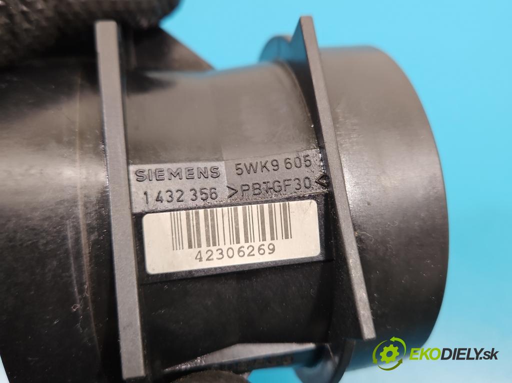 Bmw 5 E39 1996-2003 2.0 R6 150 HP manual 110 kW 1991 cm3 4- průtokoměr: 5WK9605 (Váha vzduchu)