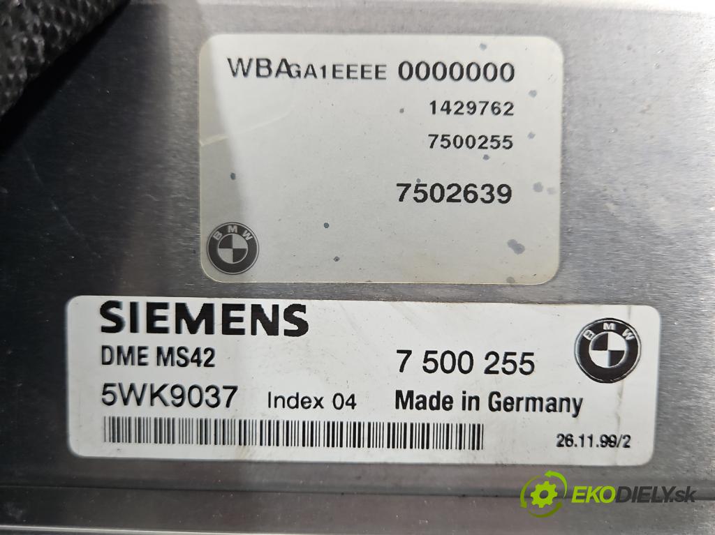 Bmw 5 E39 1996-2003 2.0 R6 150 HP manual 110 kW 1991 cm3 4- riadiaca jednotka motora 7500255