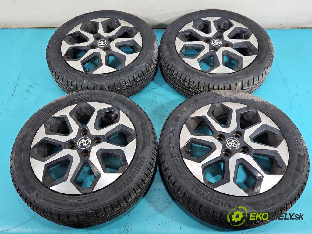 Toyota Aygo II 2014-2022 1.0 vvti 72 HP manual 53 kW 998 cm3 5- koleso 4 kusov: komplet