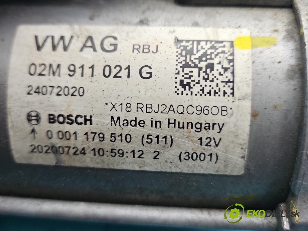 Vw Up 1.0 MPI 60 hp manual 44 kW 999 cm3 3- startér: 0001179510 (Startér)