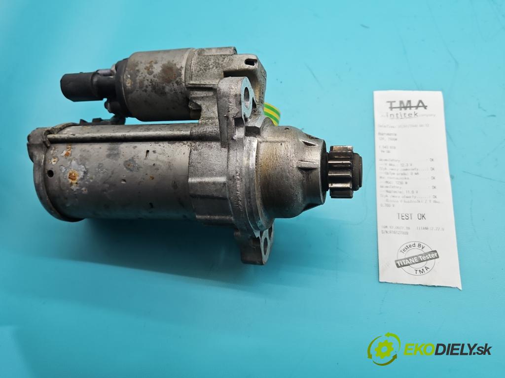 Vw Up 1.0 MPI 60 hp manual 44 kW 999 cm3 3- startér: 0001179510 (Startér)