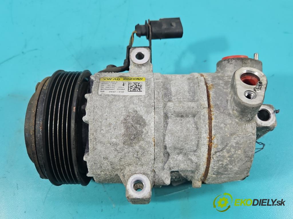 Vw Up! 1.0 MPI 60 hp manual 44 kW 999 cm3 3- Kompresor: klíma 1S0816803A (Kompresor klimatizace)