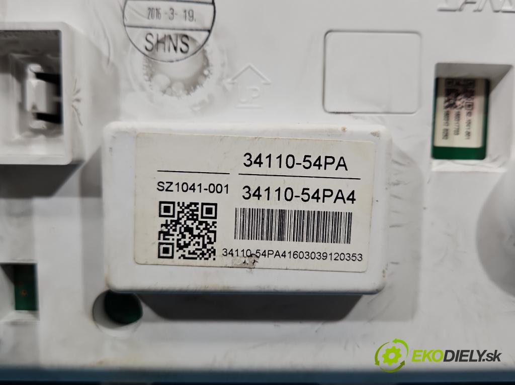 Suzuki Vitara II 2015- 1.6 16V 120 HP manual 88 kW 1586 cm3 5- prístrojovka/ budíky 34110-54PA (Prístrojová doska)