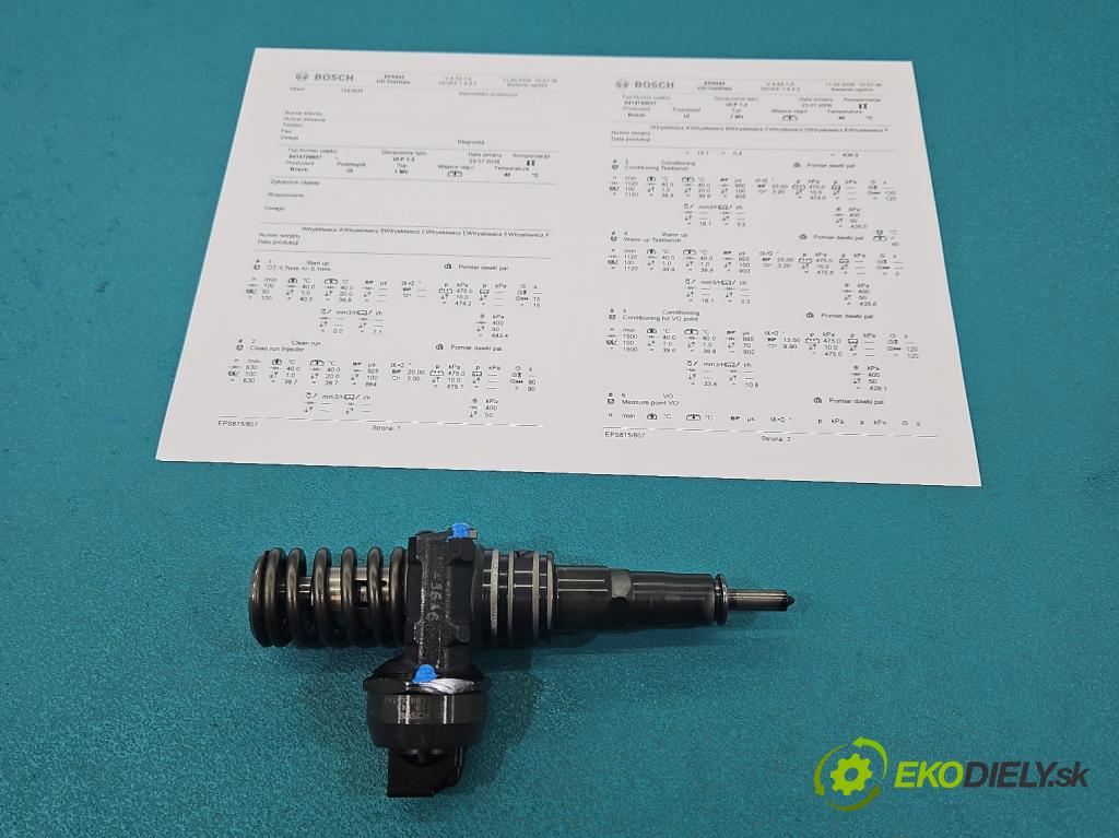 Vw Polo IV 9N 2001-2009 1.9 tdi 101 hp manual 74 kW 1896 cm3 5- vstřikovací čerpadlo 0414720037 (Vstřikovač paliva)