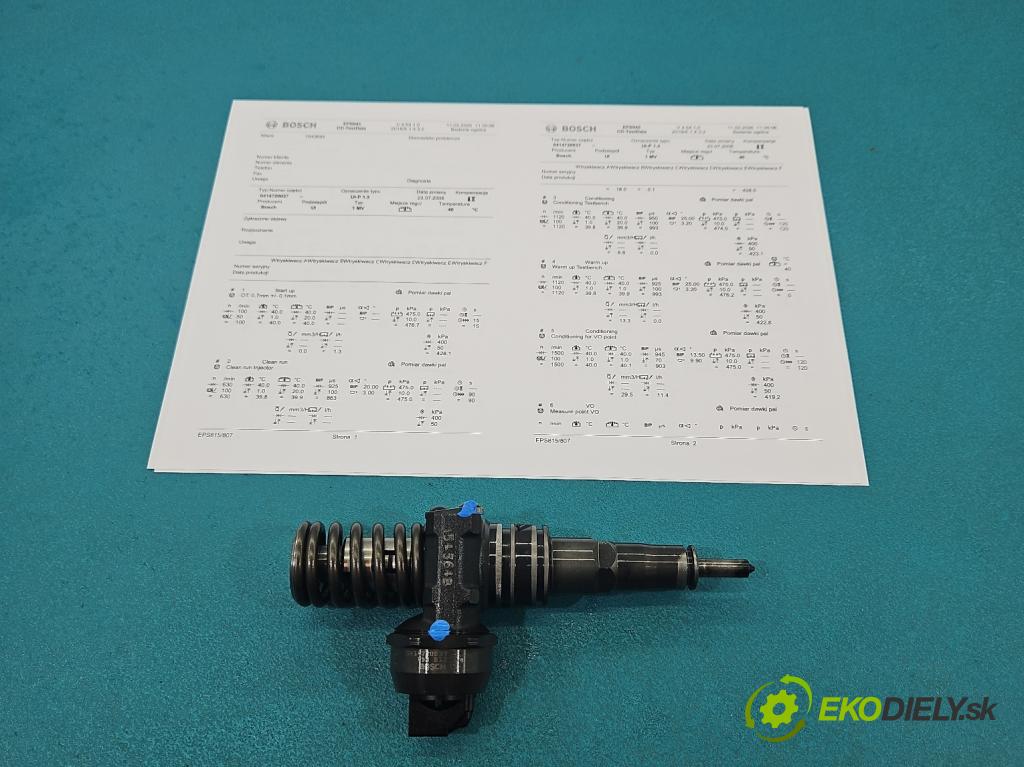Vw Polo IV 9N 2001-2009 1.9 tdi 101 hp manual 74 kW 1896 cm3 5- vstřikovací čerpadlo 0414720037 (Vstřikovač paliva)