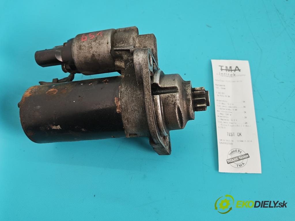 Vw Polo IV 9N 2001-2009 1.9 tdi 101 hp manual 74 kW 1896 cm3 5- startér:  (Startér)