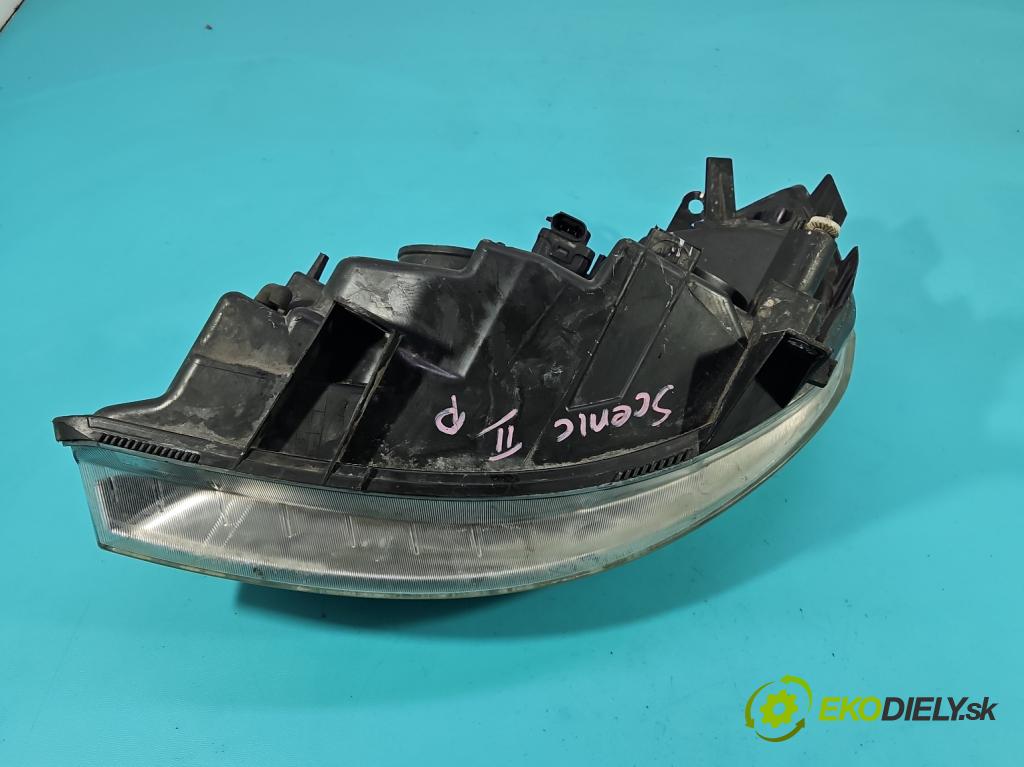 Renault Scenic II 2003-2009 1.5 dci 101 HP manual 74 kW 1461 cm3 5- Reflektor: pravý  (Svetlo predné pravé)