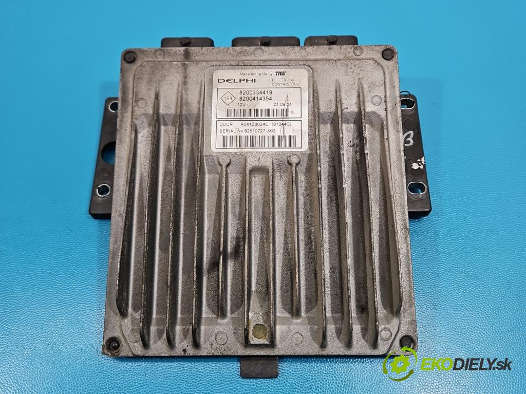Renault Scenic II 2003-2009 1.5 dci 101 HP manual 74 kW 1461 cm3 5- riadiaca jednotka motora 8200334419