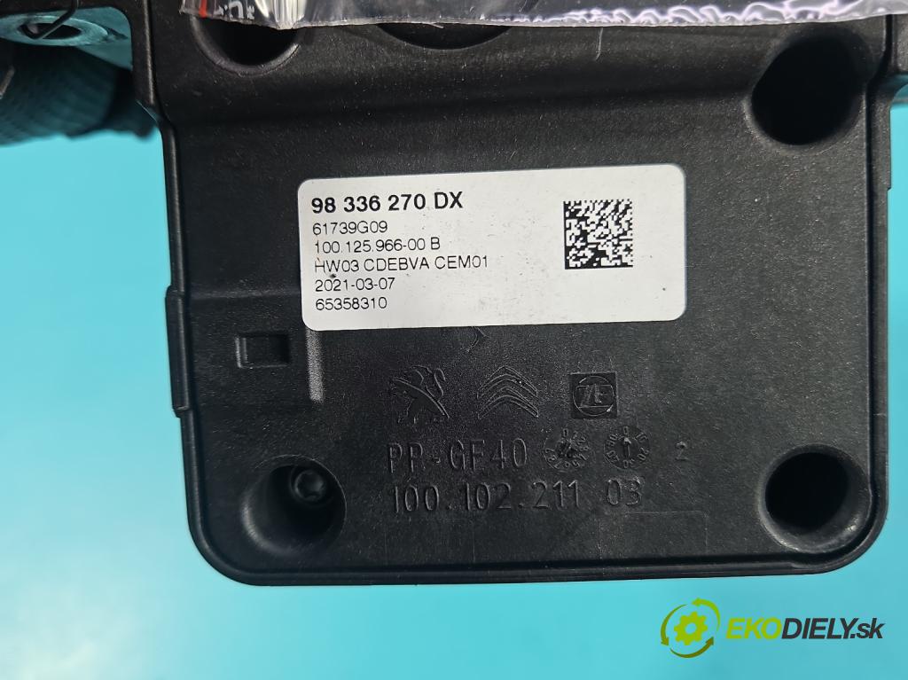 Peugeot 2008 II 2019- 1.2 12V 131 HP automatic 96 kW 1199 cm3 5- Páka: Změny: stupeň,rýchlosť 98336270DX (Rýchlostná páka (kulisa))