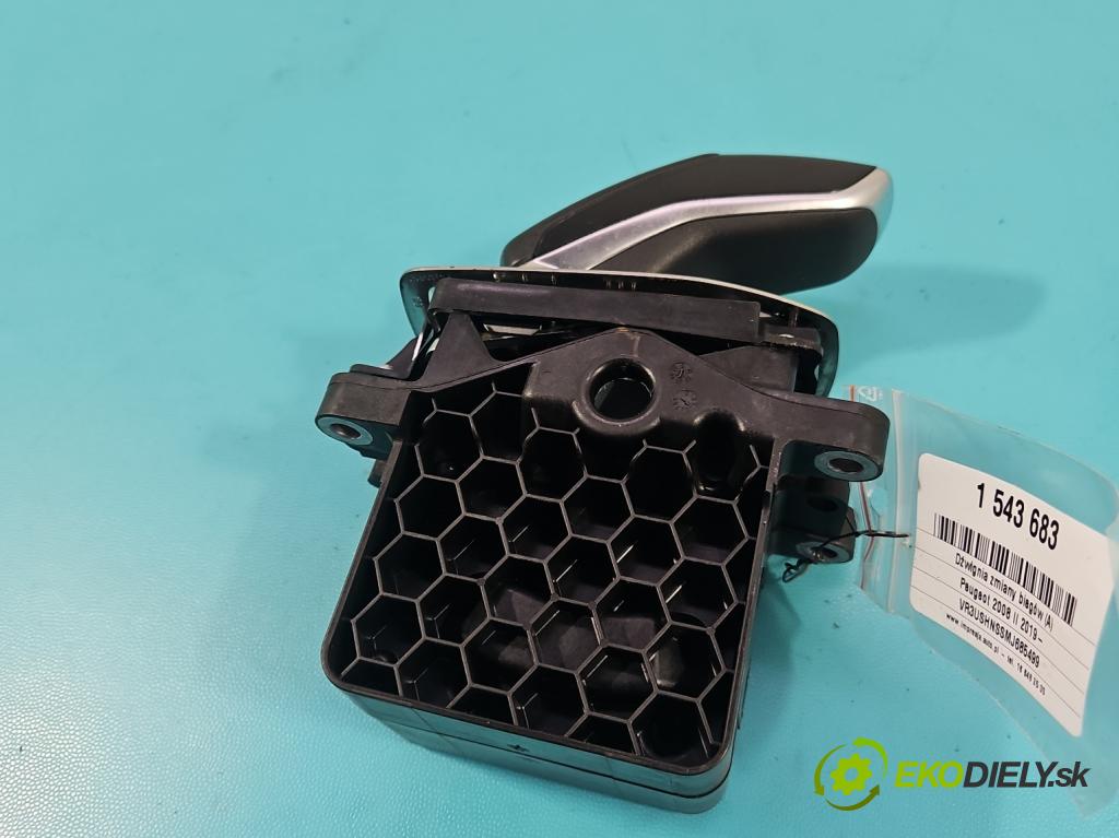 Peugeot 2008 II 2019- 1.2 12V 131 HP automatic 96 kW 1199 cm3 5- Páka: Změny: stupeň,rýchlosť 98336270DX (Rýchlostná páka (kulisa))